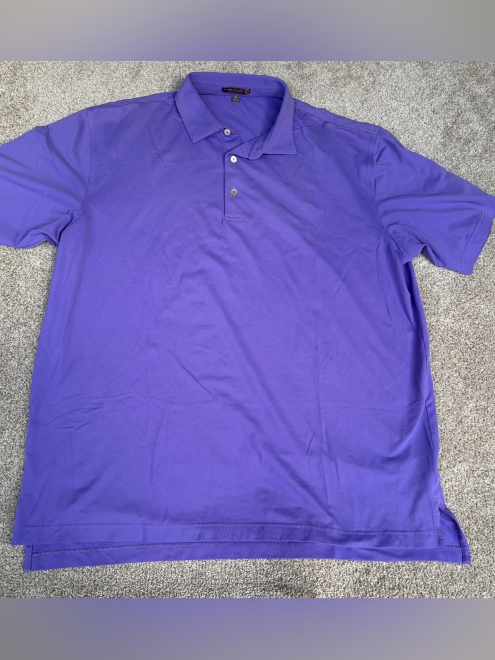 Peter Millar Summer Comfort Polo Lavender Polo Men's XL @@READ@@